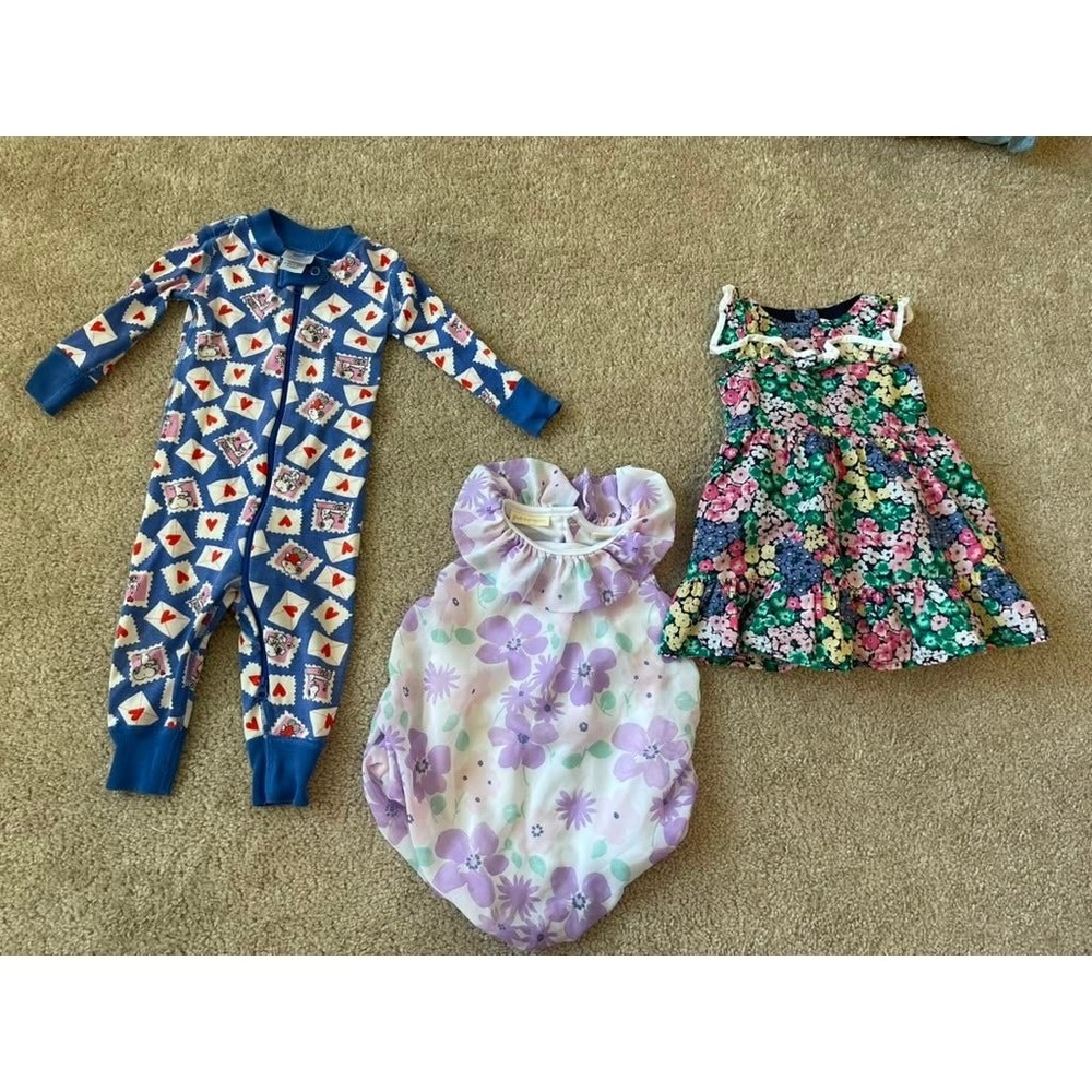 Hanna Andersson Janie and Jack First Impressions Baby Girl Lot 6-12M
